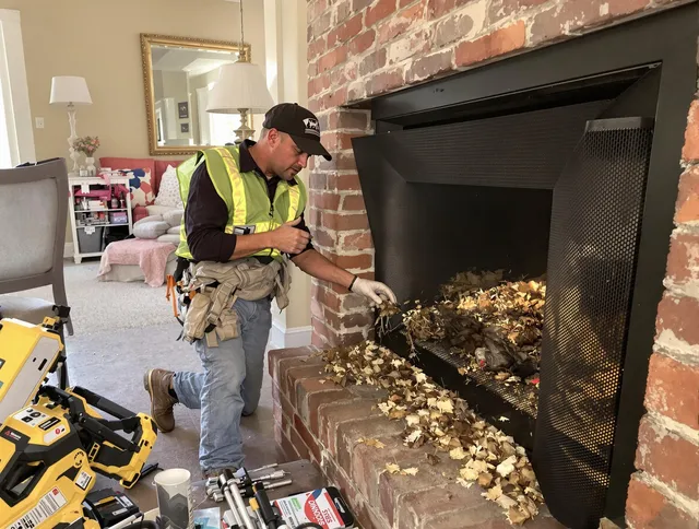 Safe screening installation by Portsmouth Chimney Sweep in Portsmouth, RI
