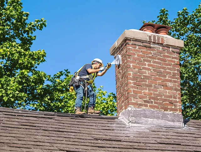 Portsmouth Chimney Sweep performing an inspection with advanced tools in Portsmouth, RI