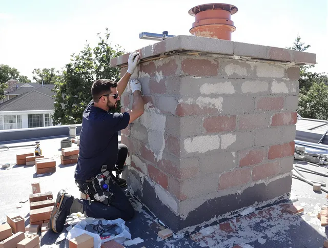 Advanced chimney repair process by Portsmouth Chimney Sweep in Portsmouth, RI
