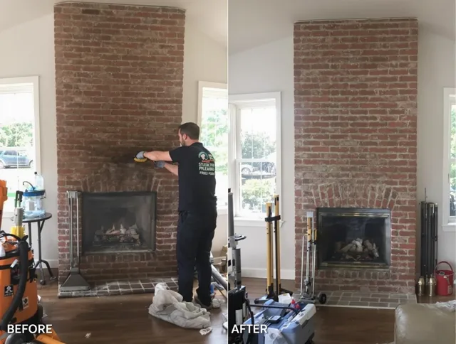 Finished chimney sweeping service by Portsmouth Chimney Sweep in Portsmouth, RI