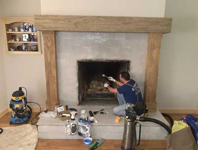 Detailed creosote removal process by Portsmouth Chimney Sweep in Portsmouth, RI