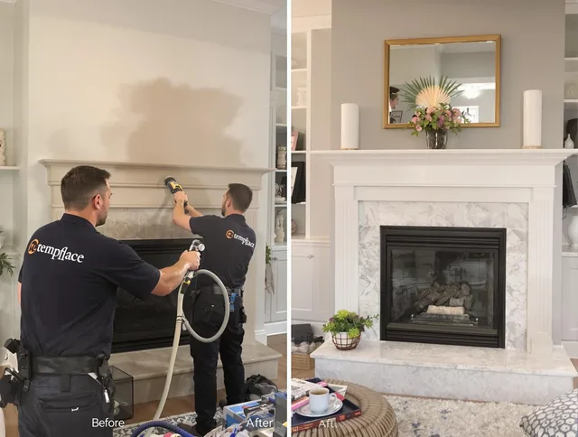 Professional soot removal by Portsmouth Chimney Sweep team in Portsmouth, RI